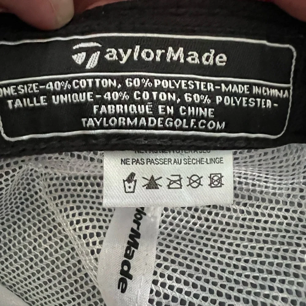 Taylor Made Vintage White and Black Baseball Golf Hat, NWT 🆕